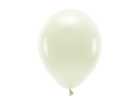 Balony Eco 26cm pastelowe, kremowy (1 op. / 100 szt.)