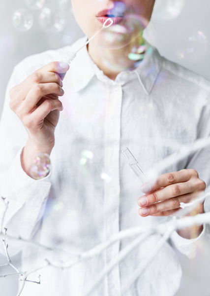 Bańki mydlane Serduszko białe - zastosowanie w dekoracji