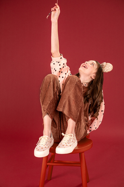 Opaska Myszka nude – detale z bliska