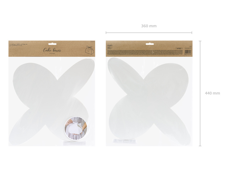 Pudełko na ciasto – widok z boku