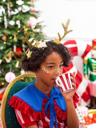 Opaska Renifer, złoty, 34.5x22cm