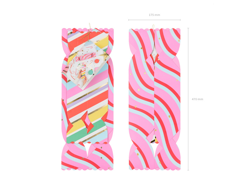 Pudełka na prezenty Cukierki - kolorowy mix