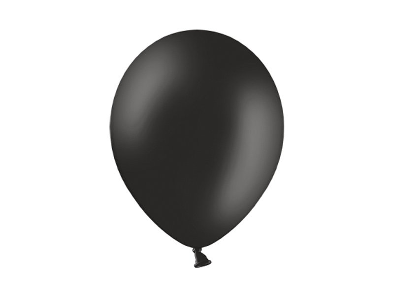 Balony 30cm Pastel Black - opakowanie 100 sztuk