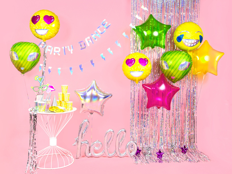 Balon foliowy Gwiazdka 48cm żółty - zdjęcie 5