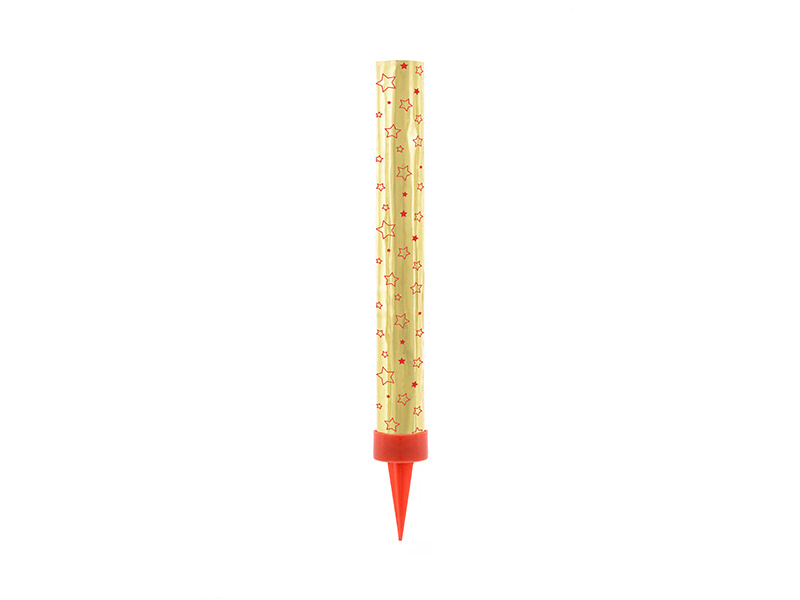 Fontanny na tort złote 12 cm opakowanie