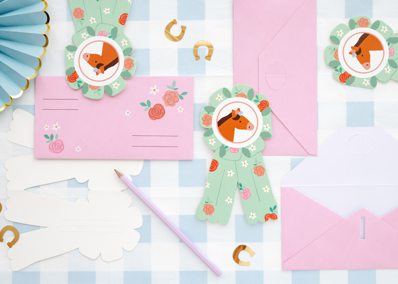 Zaproszenie Konie rozmiar