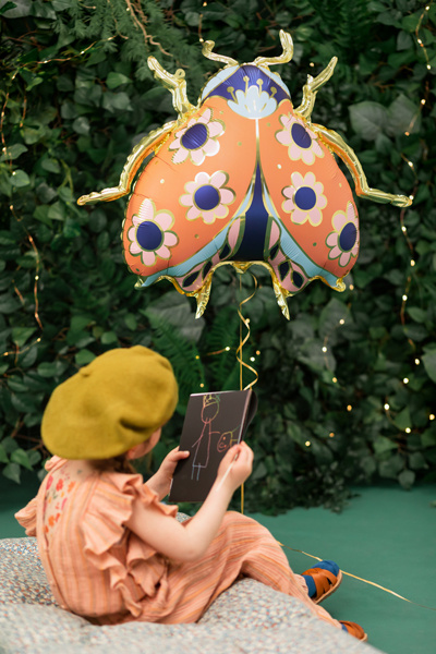 Balon foliowy Biedronka - złożony balon