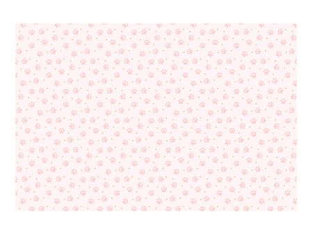 Obrus papierowy Łapki, mix, 180x120 cm