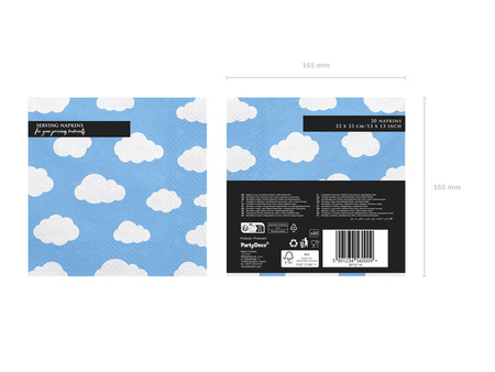 Serwetki Samolocik, 33x33 cm (1 op. / 20 szt.)