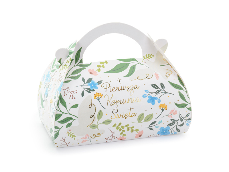 Ozdobne pudełka na ciasto, mix kolorów