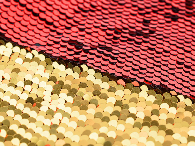 Regulowana czapka Mikołaja z cekinami