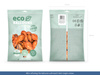 Balony Eco 30cm metalizowane, pomarańczowy (1 op. / 100 szt.)