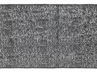 Bieżnik cekinowy, czarny, 0,3 x 5 m