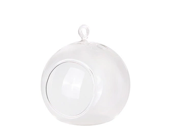 Kule szklane - świeczniki, 10cm (1 op. / 4 szt.)