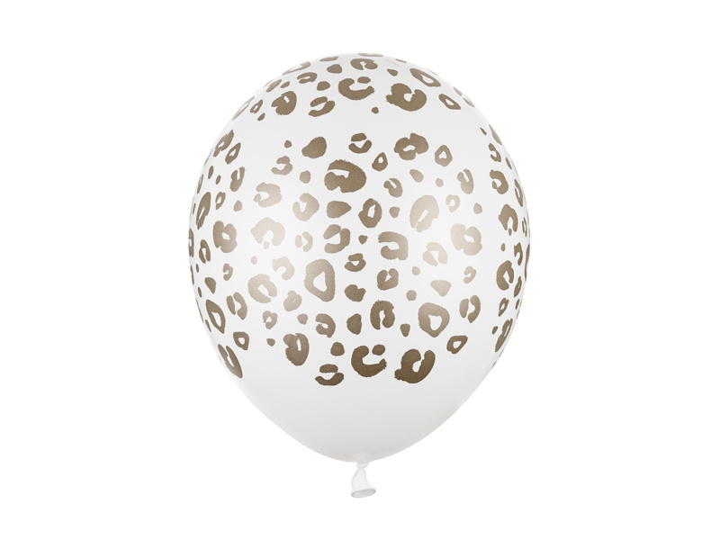 Balony 30 cm Cętki Pastel Pure White – opakowanie