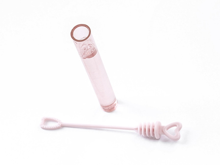 Bańki mydlane Serduszko, różowy (1 op. / 48 szt.)