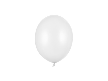 Balony Strong 12cm, Metallic Pure White (1 op. / 100 szt.)