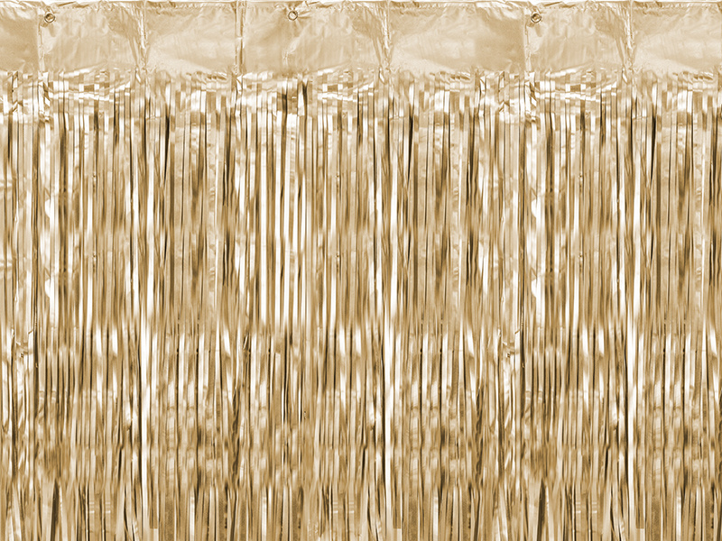 Kurtyna Party złota 90x250cm – zdjęcie produktu