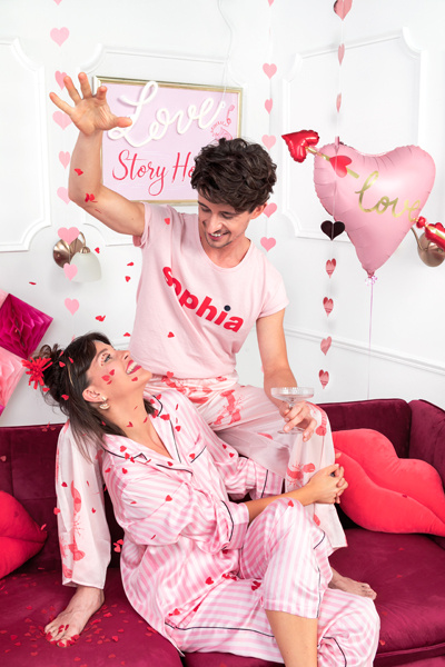 Balon foliowy Serce ze strzałą – zbliżenie na detale