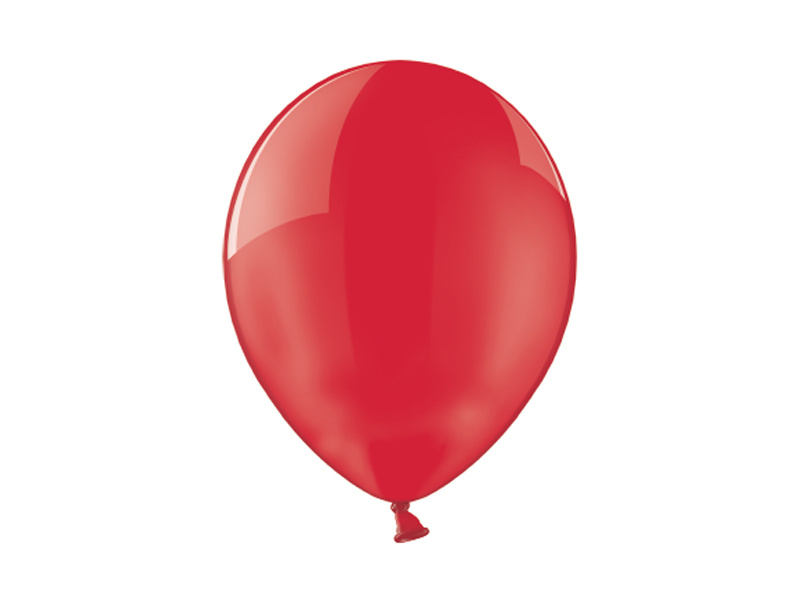 Balony Crystal Royal Red 23cm