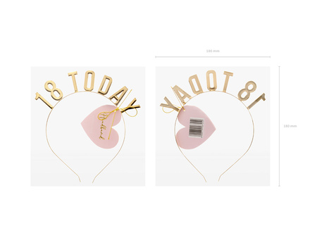 Opaska 18 Today, złoty